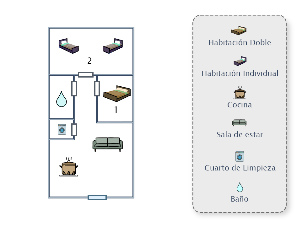 Apartamento familiar en planta baja